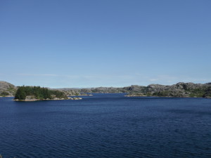 Le paysage s'ouvre vers Egersund