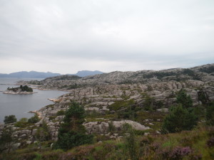 Le cap marquant l'entrée du Sognefjorden - Gulen