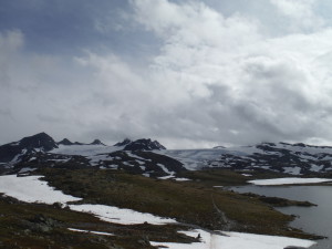 En rapartant, Les glaciers.