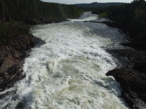 The rapides downstream Indalsälven.