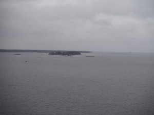 Some islands, from the bridge