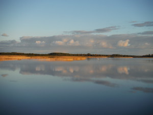 The pass between Saaremaa and Muhu.