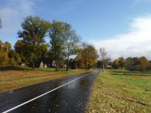 Going inland, Sunny time between rains