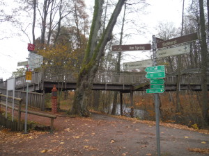 German bike routes indication - around Marienwerder