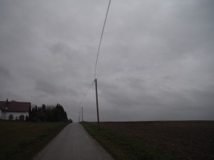Creasy wind... Unpossible to bike west, difficult to go south... Kroppenstedt