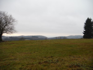 The view from the Harz plateau, on the south direction - Benneckenstein