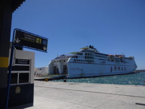 The Ferry to Africa, in Motril; june 16th