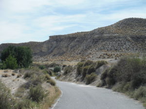 Small road from Galera to Castilléjar