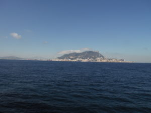Gibraltar, view from the see