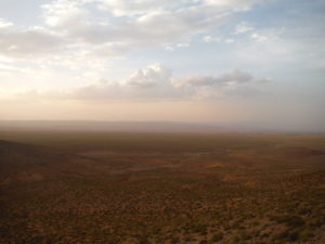 The plaine, view from the road to the pass of the Tizi N'Talghaumt in the Haut Atlas.