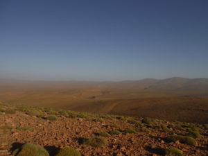 On the top of the Atlas, at about 3000m