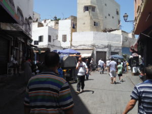 Roasted sardines place in the Médian of Casablanca