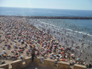 La plage de Rabat