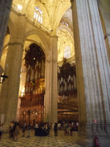 Inside the cathedral