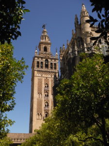 The cathedral, with the tower from the muslim times.
